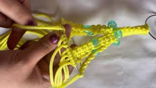 Macrame jhumar for Begginers [upl. by Mehalick]