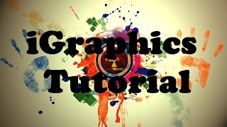 iGraphics Tutorial 13  iText [upl. by Tamah]