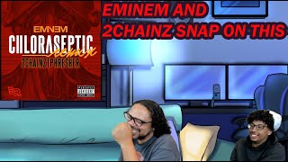 REACTION EMINEM  2CHAINZ  PHRESHER CHLORASEPTIC ORIGINAL AND REMIX [upl. by Athiste]