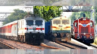 Freight Trains DELHI  AGRA NCR  Mumbai Rajdhani gets Chased [upl. by Lyn]