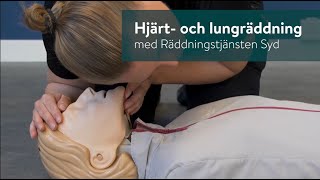 HLR med Räddningstjänsten Syd [upl. by Ecydnarb]