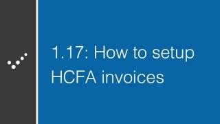 How to setup HCFA1500 invoices [upl. by Eeslehc]