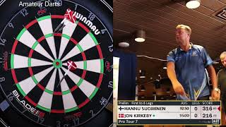 Hannu Suominen vs Jon Kirkeby Prelim PDC Nordic amp Baltic Pro Tour 7 2023 [upl. by Mil]