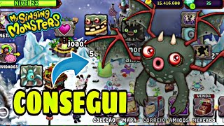 CONSEGUI FAZER O VAMPIRO RANZINZA MEU NOVO MONSTRO ETEREO NO MY SINGING MONSTERS [upl. by Rendrag]