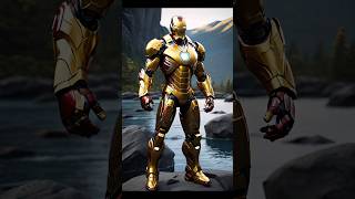 Ai generated ironmans Multicoloured suits  ironman ironmanedit marvel avengers [upl. by Aliekat81]