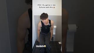 POV du gehst in der Schule aufs Klo 😭💩 shorts [upl. by Neeneg879]