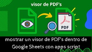 mostrar visor de pdfs en google sheets con apps script [upl. by Areht958]