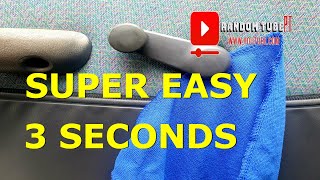 How to Remove Manual Window Crank Handle in 3 Seconds [upl. by Boarer]