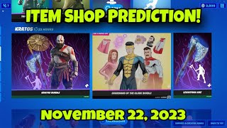 November 22 2023 Fortnite Item Shop CONFIRMED [upl. by Ardnuahc]