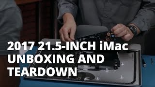 2017 215inch iMac Unboxing and Teardown [upl. by Aneloaup]