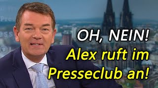 Presseclub Alex ruft an freut sich über Fall der CDUBrandmauer und lobt die AfDSteuersenkung [upl. by Akerboom]