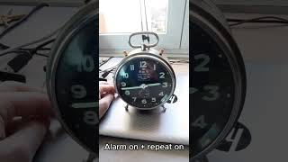 Wehrle 3 in 1 alarm clock  Demonstration [upl. by Elleirad]