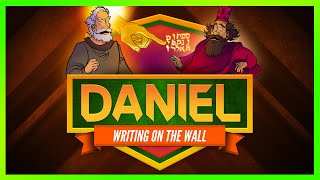 Writing On The Wall  Daniel 5  Animated Sunday School Bible video for Kids  Sharefaithkidscom [upl. by Alurd]