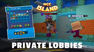 FEATURE PREVIEW Private Lobbies MCC Island [upl. by Lolanthe]