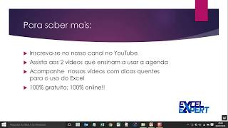 Agenda Financeira ExcelExpert  Parte 1 Conceitos [upl. by Ettezyl]