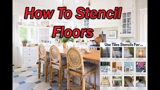 How To Stencil Floors [upl. by Fezoj695]