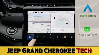 uConnect 5 in the 20222024 Jeep Grand Cherokee  CarPlay Android Auto Navigation and more [upl. by Undry]