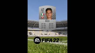 SAMUELE RICCI FIFA CARD EVOLUTION [upl. by Waddle]