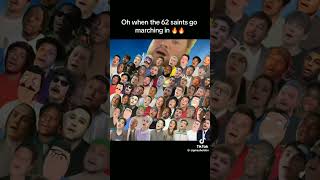 oh when the 62 saints go marching in OG sigmasheldon on TikTok meme RayWilliamJohnson [upl. by Enelie]