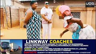 LINKWAY COACHES CROSS BORDER BUSFROM CAPETOWN TO HARARE VIA MUTARE MBUYA WA SUSAN [upl. by Clava]