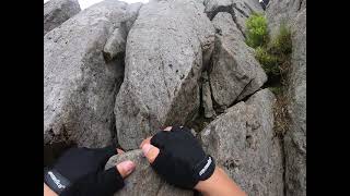 Dolmen Ridge  Grade 3 scrambling next to Tryfan in SnowdoniaNorthern WalesPart 4 [upl. by Olivann]