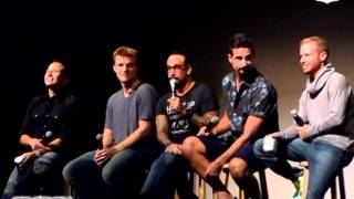 Backstreet Boys Cruise 2014 QampA about Bsb the Movie [upl. by Sturrock]