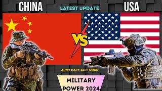 CHINA vs USA  Military Strength compared  Who is the REAL Superpower united STATES versus CHINA [upl. by Minor]