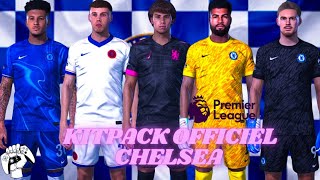 PES 2021 FOOTBALL LIFE 2024 KITPACK OFFICIEL CHELSEA HIGH QUALITÉ [upl. by Htenay]