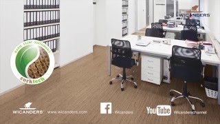 How to install Wicanders cork flooring  Fold down system [upl. by Nnaassilem]