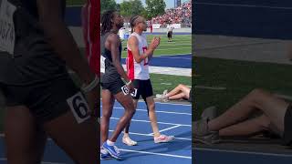 Elyria’s Mateo Medina wins his heat in the 200meter dash prelims at the OHSAA state track meet [upl. by Standish905]