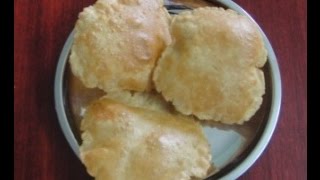 Puffed Poori Making  பூரி  Recipe  Gowri Samyalarai [upl. by Yael]