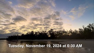 The Glorious Colors of Daybreak  Tuesday Morning at Wiggins Pass in North Naples Florida [upl. by Oigres]