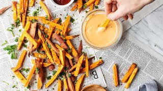 Crispy Baked Sweet Potato Fries Recipe  Love and Lemons [upl. by Hourihan]