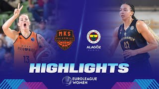 BC Polkowice  Fenerbahce Alagöz Holding  Gameday 1  Highlights  EuroLeague Women 202223 [upl. by Odarbil]