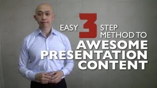 Easy 3 Step Method To Awesome Presentation Content CC [upl. by Alves507]