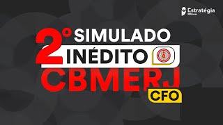 2º Simulado Inédito CFOCBMERJ [upl. by Suolhcin72]