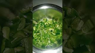 🍅shimla mirch and 🥔potato tasty recipe  food shortsfeed popular viralvideo trending shorts [upl. by Alesi753]