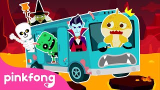 🚌 Mystery Halloween Bus  👻 Halloween Adventure  Pinkfong Songs amp Stories for Children [upl. by Atinwahs]