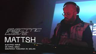 MaTTsh opening Dj Set X PEEKABOOs Italian Debut  Electric Wave at Santeria Milan [upl. by Asiat]