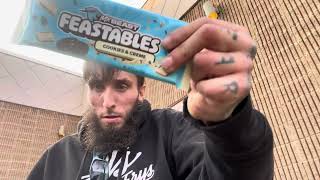 FEASTABLES COOKiES 🍪 amp CREAM REViEW feastables mrbeast [upl. by Ijar582]