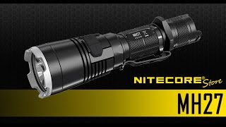 Discontinued Nitecore MH27 1000 Lumens MultiColor USB Rechargeable LED Flashlight [upl. by Aslam]