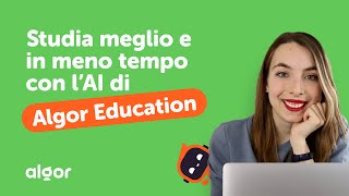 Un sito web salvavita per i tuoi esami  Algor Education [upl. by Laurita]