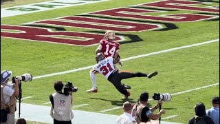 49ers rookie Ricky Pearsall scores first NFL touchdown [upl. by Ahsropal]