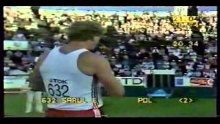 IAAF 1983 World Outdoor Championships Mens Discus Final [upl. by Annaujat]