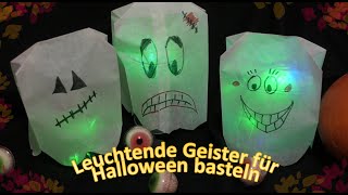 Ganz schnell eine Lichtdekoration für Halloween basteln [upl. by Manup]