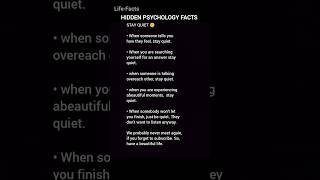 Stay quietHidden psychology factsmotivational quotesshortsfactslifelikesubscribe [upl. by Callas]