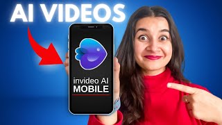 How I create faceless YouTube videos on my phone 🤯 Invideo AI mobile app tutorial [upl. by Rehttam]