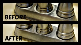 How to Remove Hard Water from Sink Faucets HD [upl. by Guinevere919]