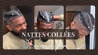 Faire des nattes cheveux homme  tutoriel détaillé [upl. by Dnumde251]