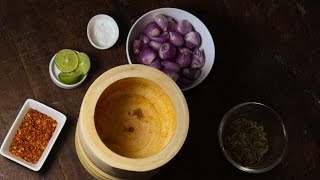 Lunumiris Katta Sambal Fresh and Spicy Sri Lankan Chili Dip [upl. by Ettenirt131]